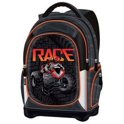 [000041970] Ruksak školski anatomski lagan ATV Race Connect crno-narančasti!!