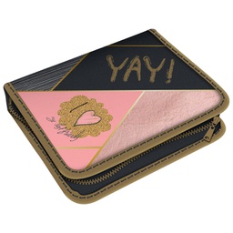 [000041987] Pernica puna 1zip 2preklopa YAY 1A Connect sivo-pastelroza