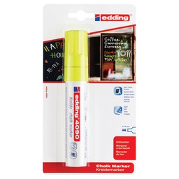 [000042023] Marker-kreda za staklo 4-15 mm Edding 4090/1 neon žuti blister