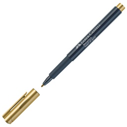[000042389] Marker permanentni 1-2 mm Metallic Faber-Castell 160750 metalik zlatni!!