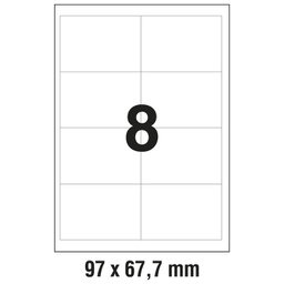 [000002392] Etikete ILK  97x67,7mm pk100L Zweckform 3660!!