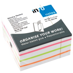 [000042406] Blok samoljepljiv kocka 75x75 mm 450L Global Notes 5654-68 sortirano