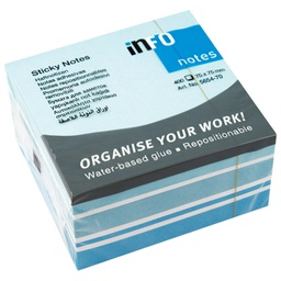 [000042408] Blok samoljepljiv kocka 75x75 mm 400L Global Notes 5654-70 sortirano