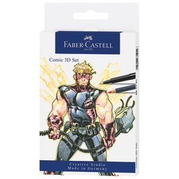 [000042478] Set crtaći Comic 3D Ilustration pk11 Faber-Castell 267191