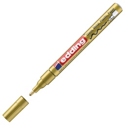 [000042485] Marker permanentni sjajni lakirajući 1-2 mm Edding 751 zlatni