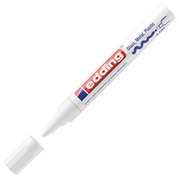 [000042486] Marker permanentni sjajni lakirajući 2-4 mm Edding 750 bijeli