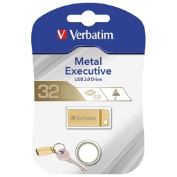 [000042553] Memorija USB 32GB 3.0 Metal Executive Verbatim 99105 zlatni blister