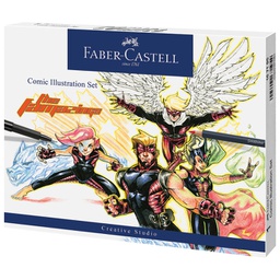 [000042565] Set crtaći Comic Ilustration pk15 Faber-Castell 167195