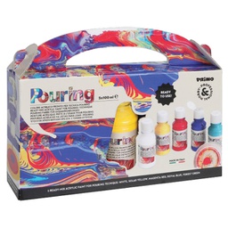 [000042635] Boja akrilna za tehniku izlijevanja 100ml 5boja Pouring Primo 4002P5S