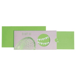 [000042657] Čestitka 11x23cm Oh happy day Stewo 6464 98 blister