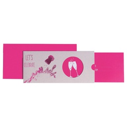 [000042659] Čestitka 11x23cm Let's celebrate Stewo 6466 98 blister
