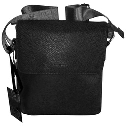 [000042679] Torba kožna unisex (na rame) 24x26cm Polo Club Harvey Miller 30328 crna