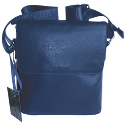 [000042681] Torba kožna unisex (na rame) 24x26cm Polo Club Harvey Miller 30328 plava!!
