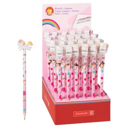 [000042791] Olovka grafitna HB s gumicom Unicorn Brunnen 10-27397 sortirano!!
