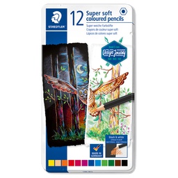 [000042832] Boje drvene  12boja Super Soft Design Journey Staedtler 149C M12+GRATIS kolaž-blok A4 10 listova crni!!