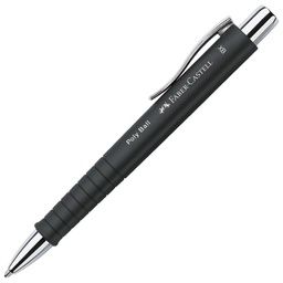 [000042899] Olovka kemijska gumirana Poly Ball XB Faber Castell 241153 crna!!