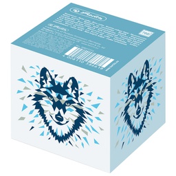 [000043018] Papir za kocku 8x8x7cm ljepljeni Wild Animals vuk Herlitz 50027354!!
