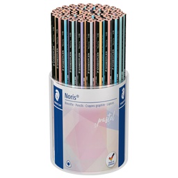 [000043115] Olovka grafitna HB Noris Pastel trokutaste u čaši pk72 Staedtler 118 KP72PA