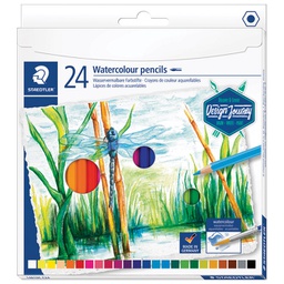 [000043127] Boje drvene-vodene  24boje Aquarell Design Journey Staedtler 14610C C24 blister