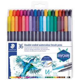 [000043155] Flomaster 36boja obostrani akvarel Design Journey Staedtler 3001 TB36 blister