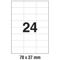 [000002462] Etikete ILK  70x37 mm pk100L Zweckform 3474