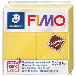 [000043201] Masa za modeliranje   57g Fimo Effect Leather-effect Staedtler 8010-109 zlatno žuta!!