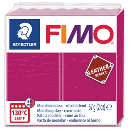 [000043202] Masa za modeliranje   57g Fimo Effect Leather-effect Staedtler 8010-229 fuksija!!