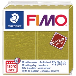 [000043203] Masa za modeliranje   57g Fimo Effect Leather-effect Staedtler 8010-519 maslinasto zelena!!