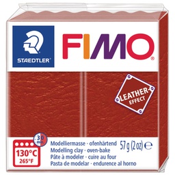 [000043204] Masa za modeliranje   57g Fimo Effect Leather-effect Staedtler 8010-749 smeđa rustikalna!!