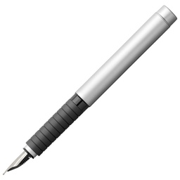 [000002470] Nalivpero grip Essentio Metal (F) Faber-Castell 148521 srebrno-crno!!
