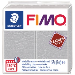[000043206] Masa za modeliranje   57g Fimo Effect Leather-effect Staedtler 8010-809 siva!!