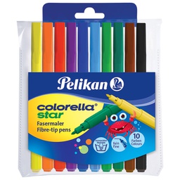 [000043249] Flomaster školski  10boja Colorella star Pelikan 814485 blister!!