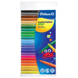 [000043251] Flomaster školski  24boje Colorella star Pelikan 814515 blister!!