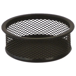 [000002483] Čaša za spajalice metalna žica fi-9,5xh-3,2 cm LD01-198 Fornax crna