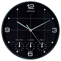 [000043294] Sat zidni fi-30,5cm On time Unilux 400094567 crni!!