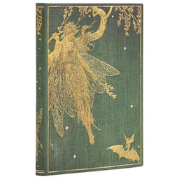 [000043336] Notes  9,5x14cm-mini crte  88L s gumicom Olive Fairy Paperblanks PB6507-4