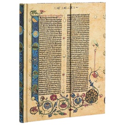 [000043353] Notes 18x23cm-ultra crte 72L magnet Genesis,Gutenberg Bible Paperblanks PB5028-5