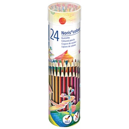 [000043514] Boje drvene  24boje metalni tuljak Noris colour Staedtler 185 MD24!!