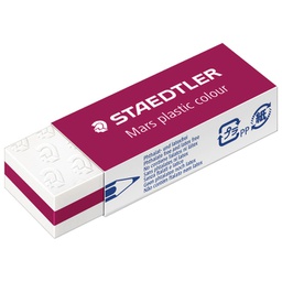 [000043517] Gumica Mars plastic colour Staedtler 52650E1-61 bijelo/bordo-KOMAD!!