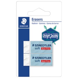 [000043522] Gumica Soft 526 S30 Design Journey pk2 Staedtler 526S30BK2C blister!!