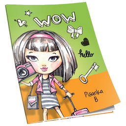 [000043550] Obrazac školski pisanka "B" za 1razred Soft+ Connect Girl