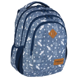 [000043664] Ruksak školski-notebook anatomski HD-345 Head 502019082 jeans