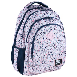 [000043665] Ruksak školski-notebook anatomski Pink Terrazzo Head 502020021 pastelno rozi