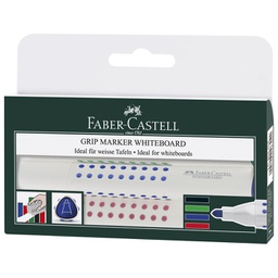 [000002541] Marker za bijelu ploču 1-3mm Grip 2001 Faber Castell 158304 4boje blister!!