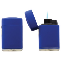 [900005471] Upaljač elektronski gumirani mat Atomic Jet Flame Rubber plava