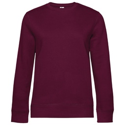 [900005508] Majica dugi rukavi B&C Queen Crew Neck 280g bordo L!!