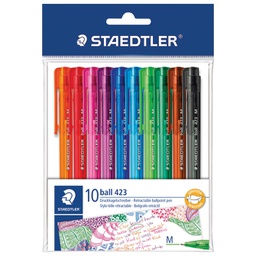 [000044134] Olovka kemijska ball 423 35 M pk10 Staedtler 42335MPB10 sortirano blister!!