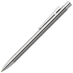[000044374] Olovka kemijska metalna Neo slim Faber Castell 342020 sjajna srebrna!!