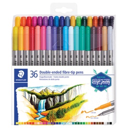 [000044544] Flomaster 36boja obostrani s 2 vrha Design Journey Staedtler 3200 TB36 blister