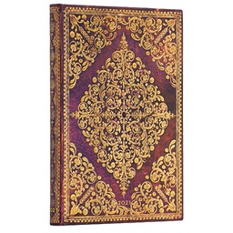 [000044622] Planer tjedni 2021-13x18cm-midi horizontalni s gumicom Viola Paperblanks DE6837-2
